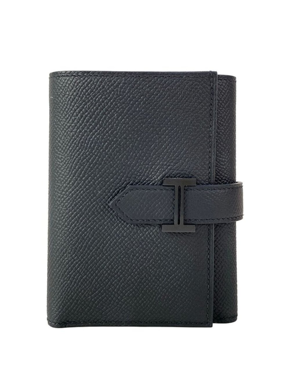 Hermes Trifold Wallet Bearn Combine Black Silver So Monochrome